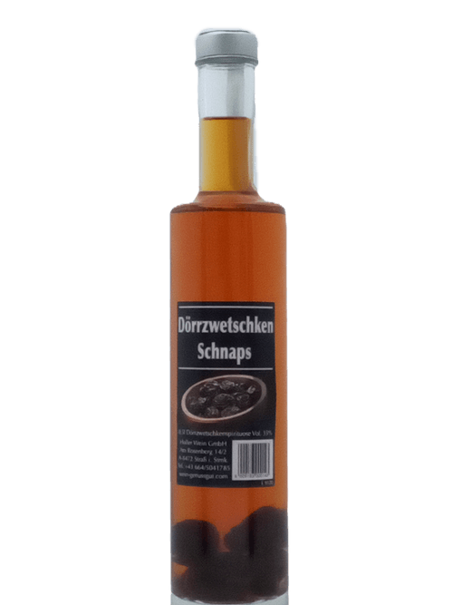 Dörrzwetschken Schnaps